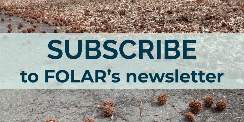 Subscribe to FOLAR's newsletter